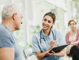 doctor with a patient