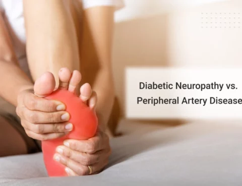 diabetic neuropathy vs peripheral artery disease